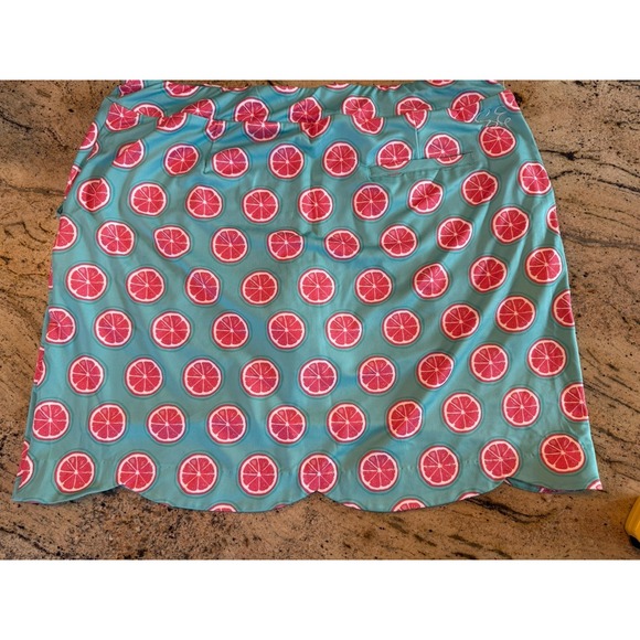 Sydney Elizabeth Grapefruit Patterned Athletic Skirt Tennis Golf Skort Size XL - Picture 3 of 8
